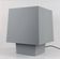 Grey metal cubic design lamp, coloured filters and Japanese signature.
