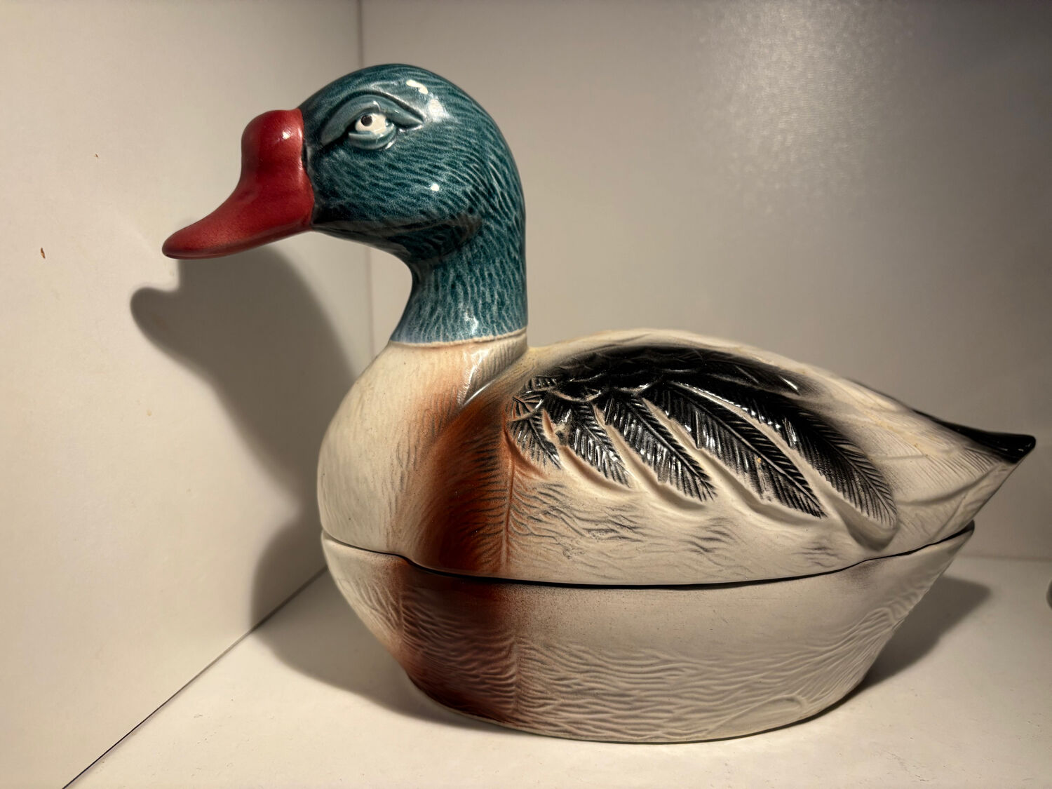 Zoomorphic terrine signed by Michel Caugant