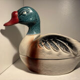 Zoomorphic terrine signed by Michel Caugant