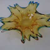 Sommerso Murano Glass Bowl, Italy, 1960s
