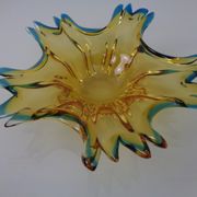 Sommerso Murano Glass Bowl, Italy, 1960s
