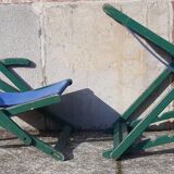 Pair of chaise longue