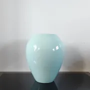 Vintage glazed ceramic vase