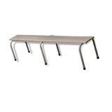 Light purple revamped school bench 1970 adult size