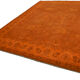 Handmade Oriental Decorative 1980s 267 cm x 372 cm Orange Wool Carpet