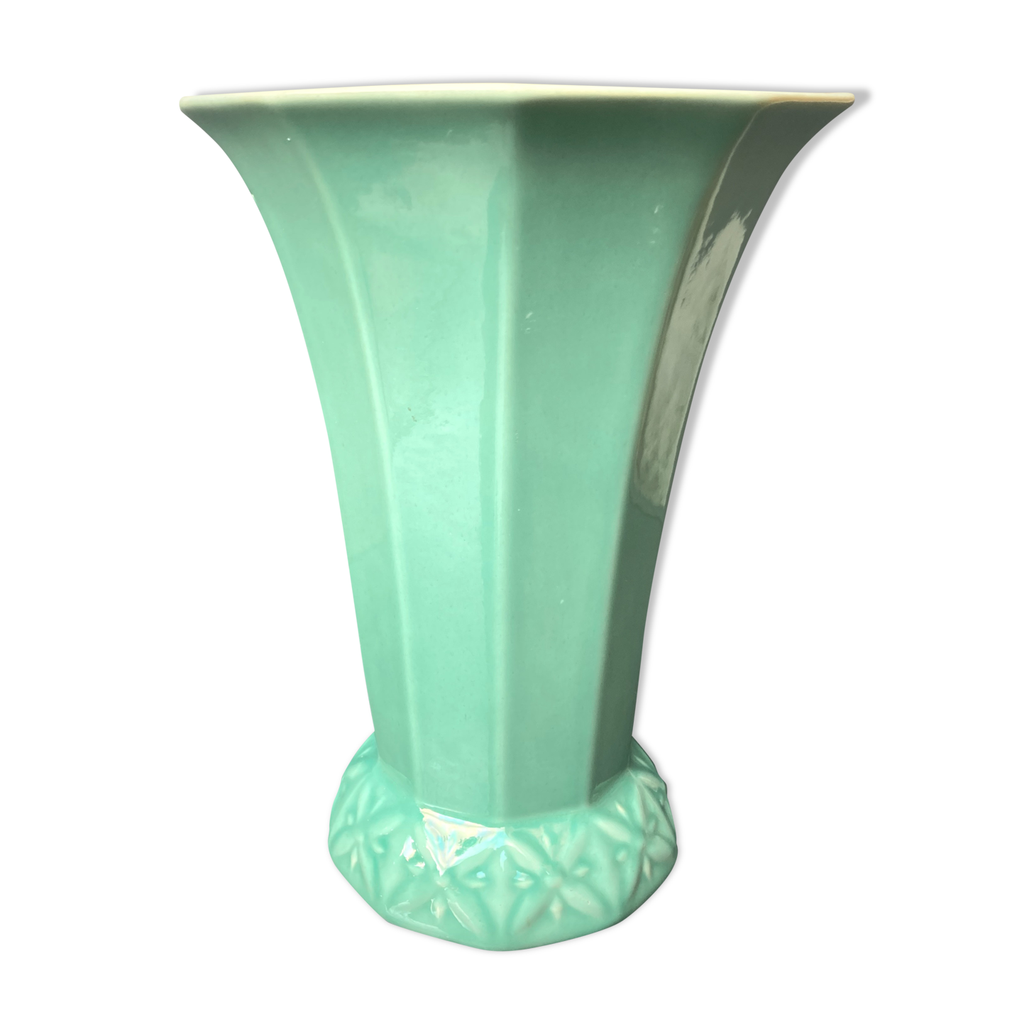 Vase Villeroy et Boch 1950 vert céladon Selency