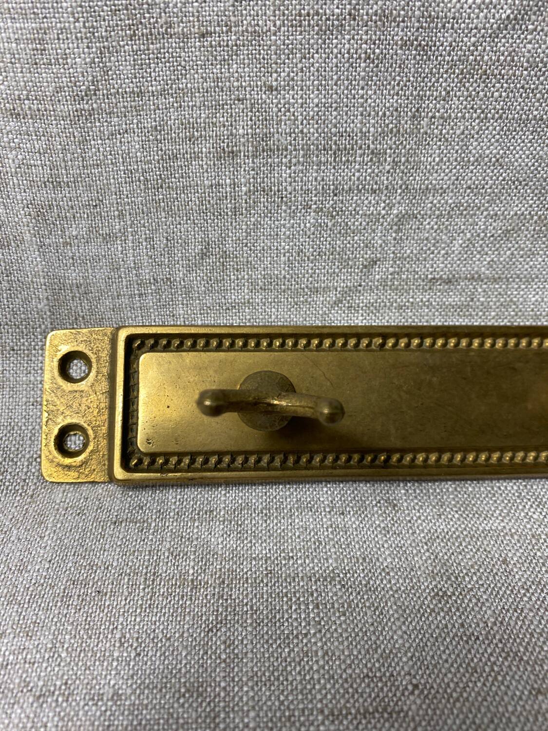 Brass coat hooks with four hooks