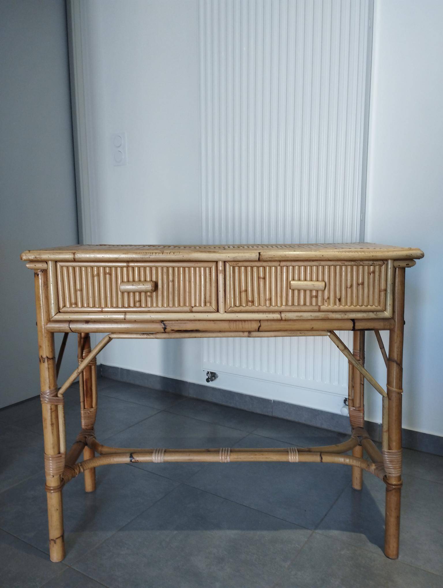 Vintage console attributed to Vivai del Sud.