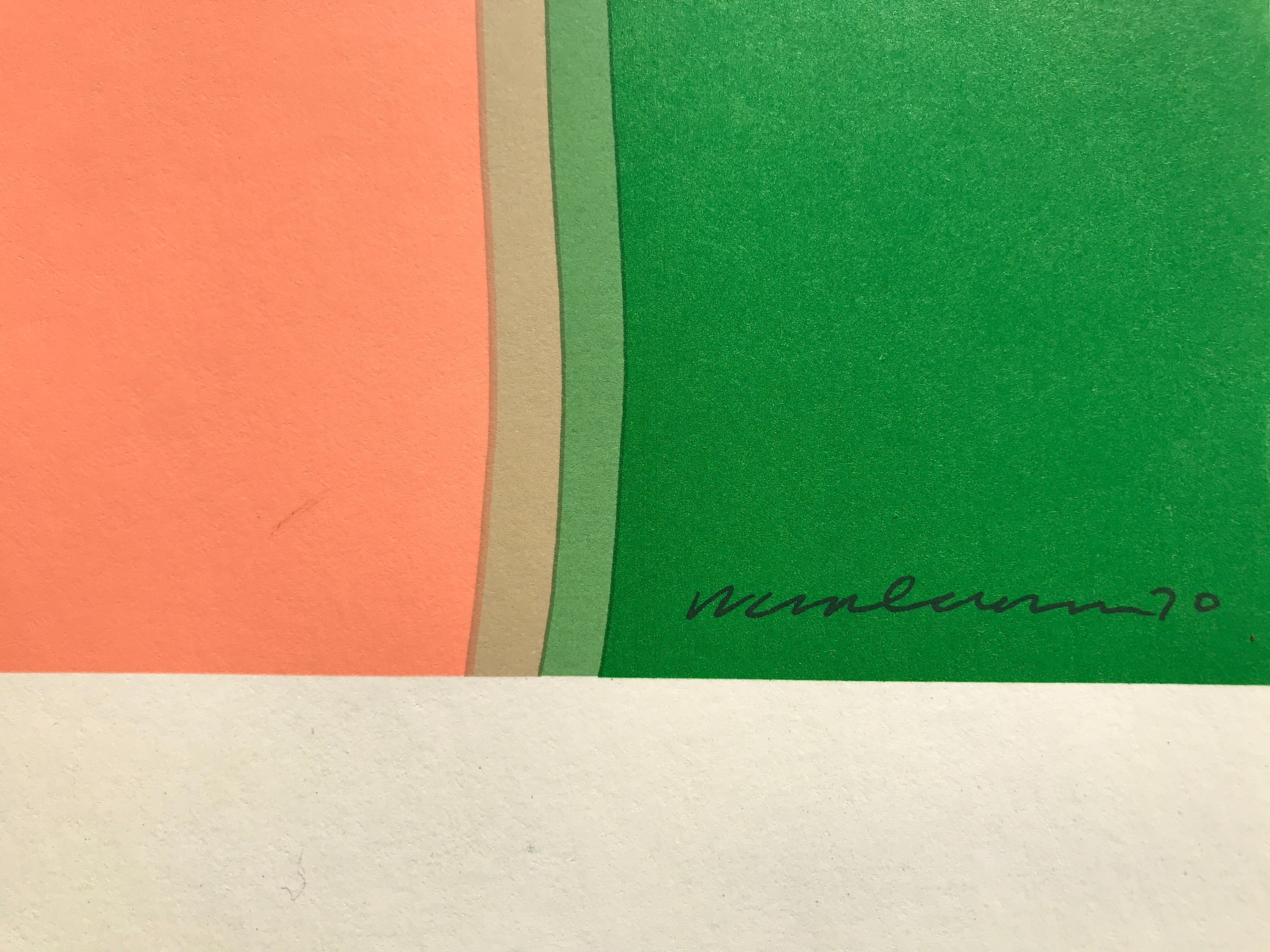Affiche originale Wesselmann Tom (1931-2004) Olympische Spiele München, 1972