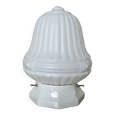 Plafonnier art déco porcelaine et opaline 1930