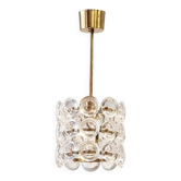 Suspension en verre et laiton Carl Fagerlund,  Fagerhult/Orrefors, Scandinavian Modern