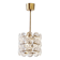 Carl Fagerlund, Glass and Brass Pendant Fagerhult/Orrefors, Scandinavian Modern