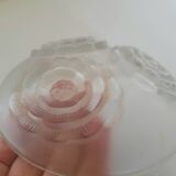 Small polished glass bowl, Art Nouveau period.