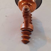 Brutalist wall lamp from the 1940s by Charles Dudouyt.