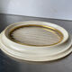 Vintage oval bakelite frame 18 cm x 14 cm  convex glass