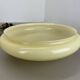 Large modernist art deco metal plafoniere ceiling flushmount light, france