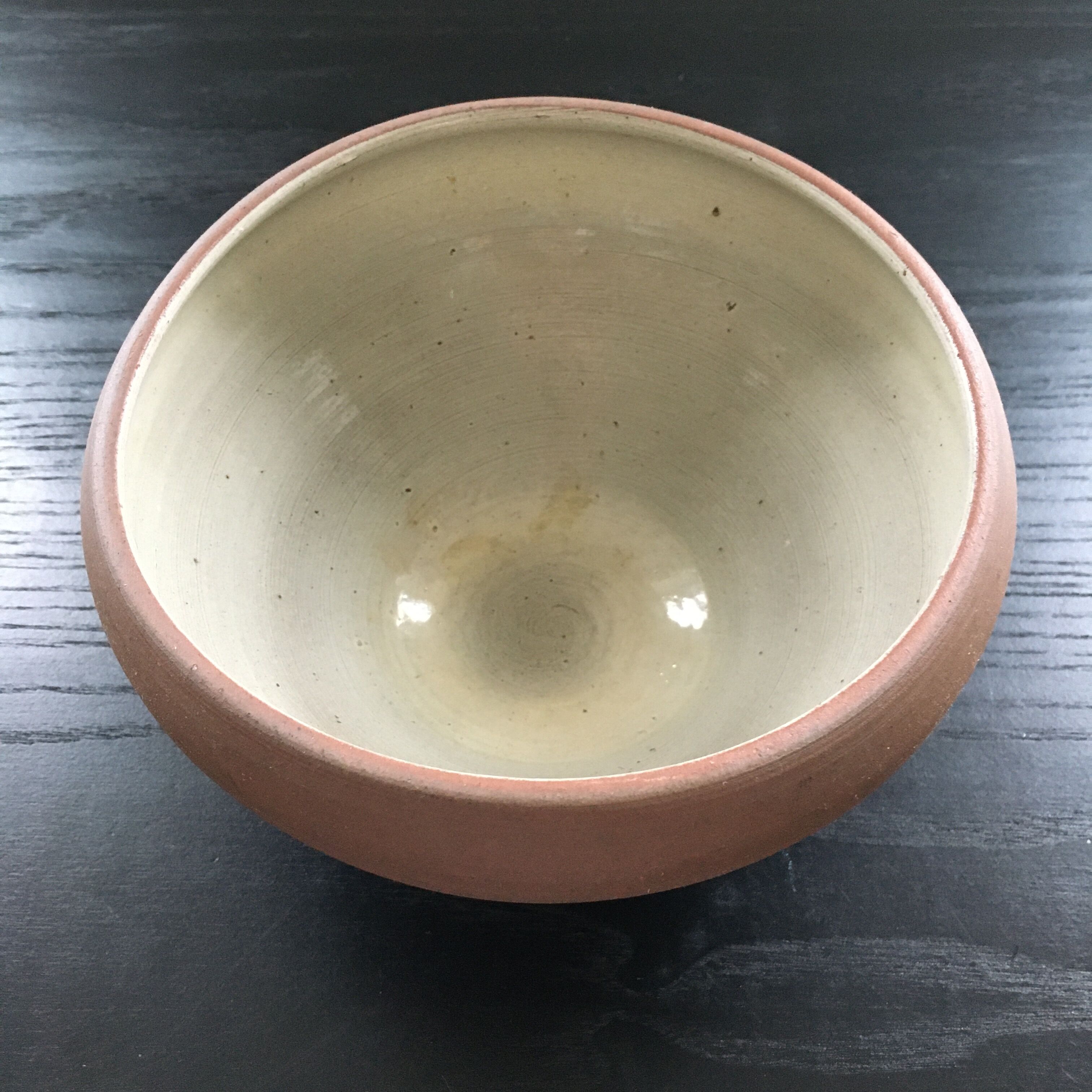 Jatte brune intérieur émaillé