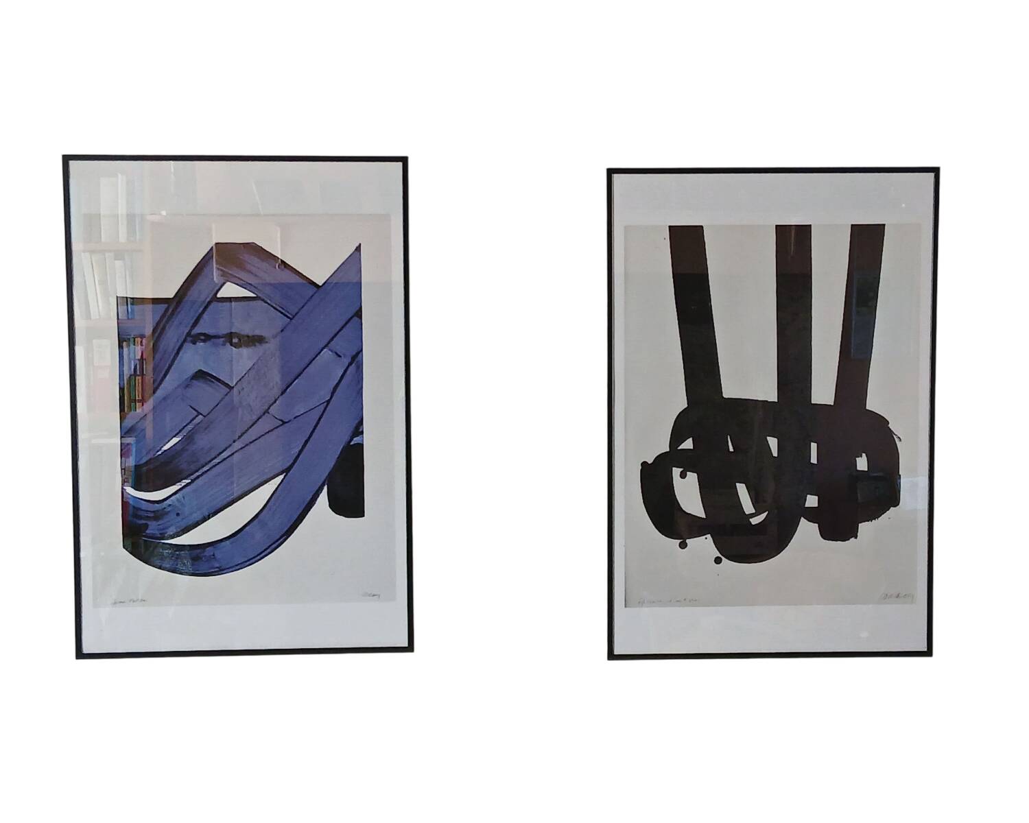 Pierre soulages after two works