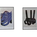 Pierre soulages after two works