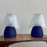 Paire de lampes Murano