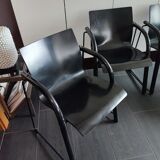 Thonet S320 black chairs