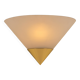 Pair of opal glass wall lights designed by Limburg, Germany.