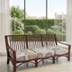 Vintage salon Maison Maugrion in rattan with leather and feather finishes.