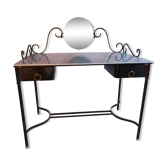 Romantic wrought iron dressing table