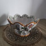 Vintage fruit bowl in Italian faience from BASSANO – Signed