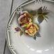 Set of 5 "Odile" plates Digoin Sarreguemines
