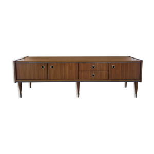 Enfilade basse design scandinave en teck et placage teck