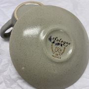 Ensemble de 6 tasses en grès vintage Saint Amand