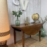 Country-style drop-leaf table