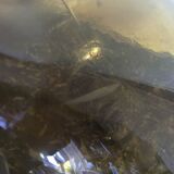 Amber color demijohn 10l