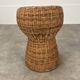 Tabouret rotin bouchon de champagne