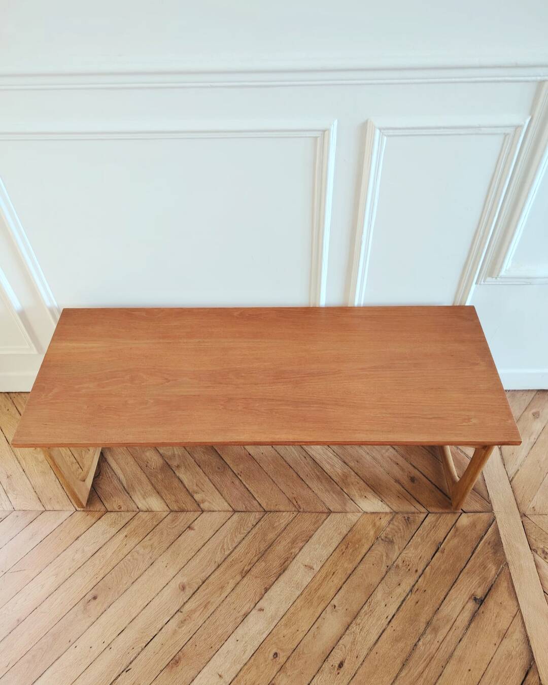 Renovated vintage coffee table, Scandinavian style, 1950s-60s.