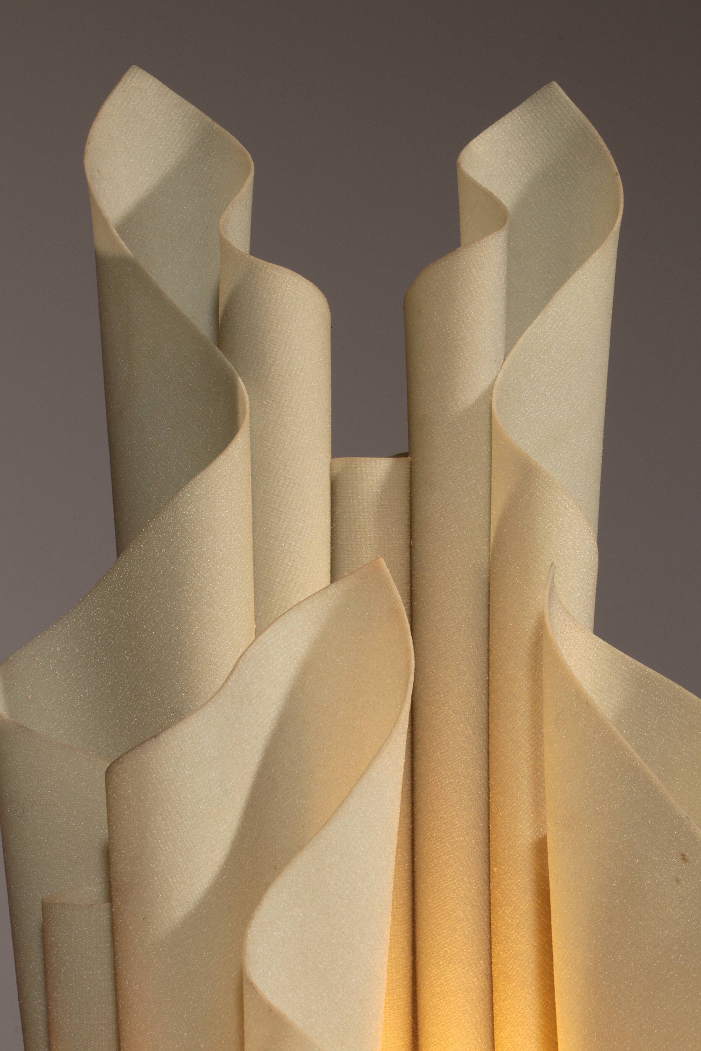 Georgia Jacob "Corolle" Table Lamp – Sculptural Light Art, France 1970s