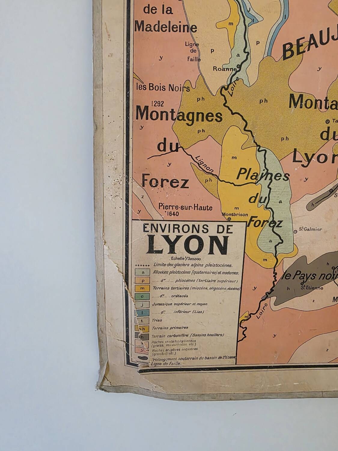 Carte de France vintage (recto verso)