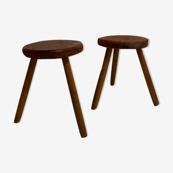 Tabourets tripode scandinave