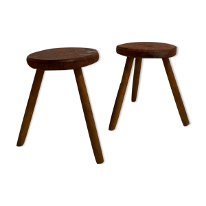 Tabourets tripode scandinave