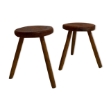 Scandinavian tripod stools