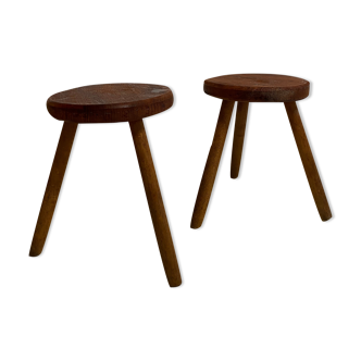 Tabourets tripode scandinave