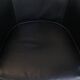 Chaise de bureau en cuir de vachette noir de style anglais