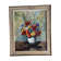 Oil on canvas: Still life with bouquet
