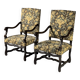 Set of 2 Os de Mouton armchairs