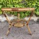 1950s rattan table from France