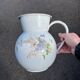 Ancien pichet broc émaillé fleuri B freres cafetiere emaillee