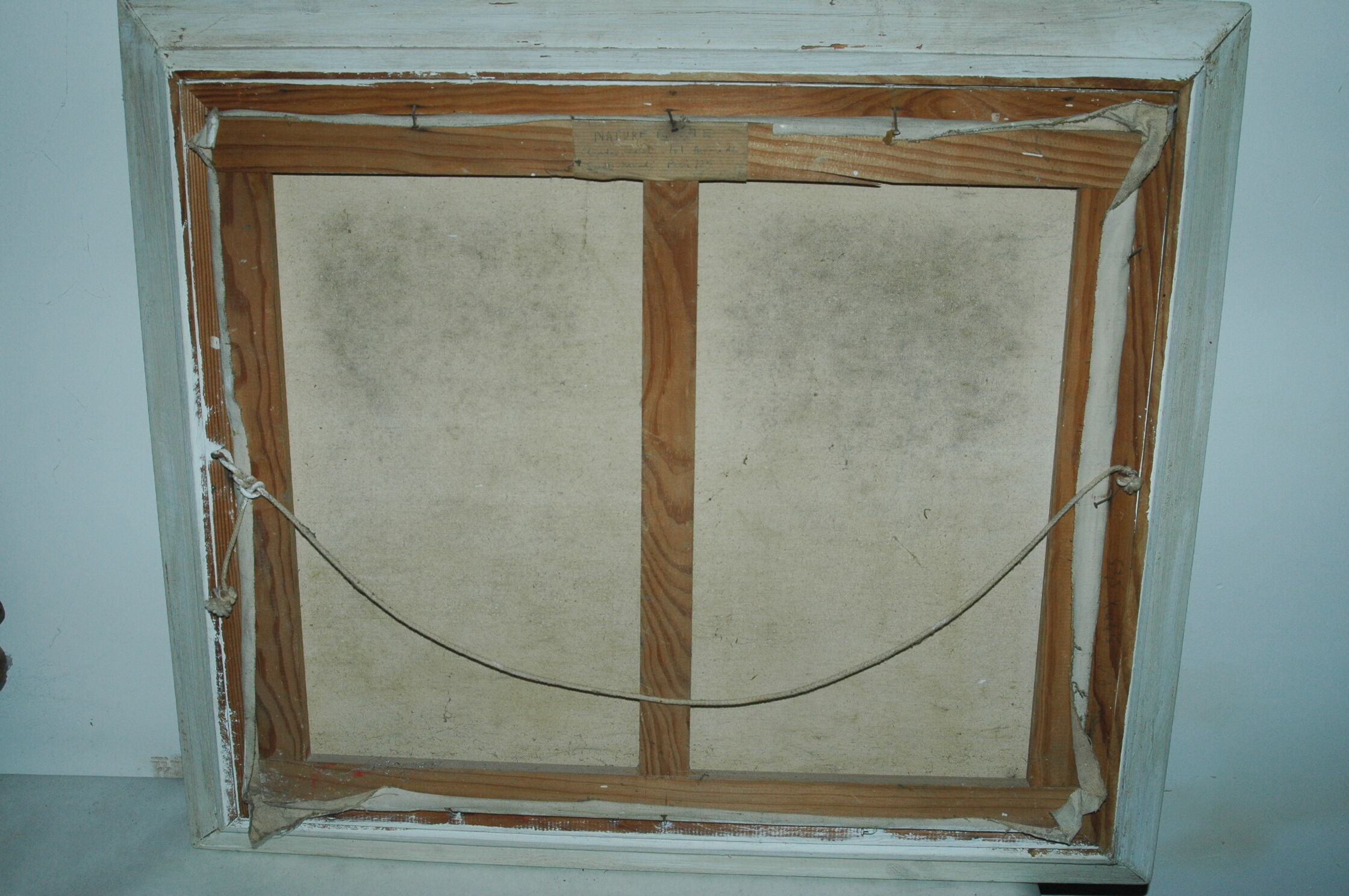 Painting Dead Nature circa 1940 oil on canvas by C Chilot