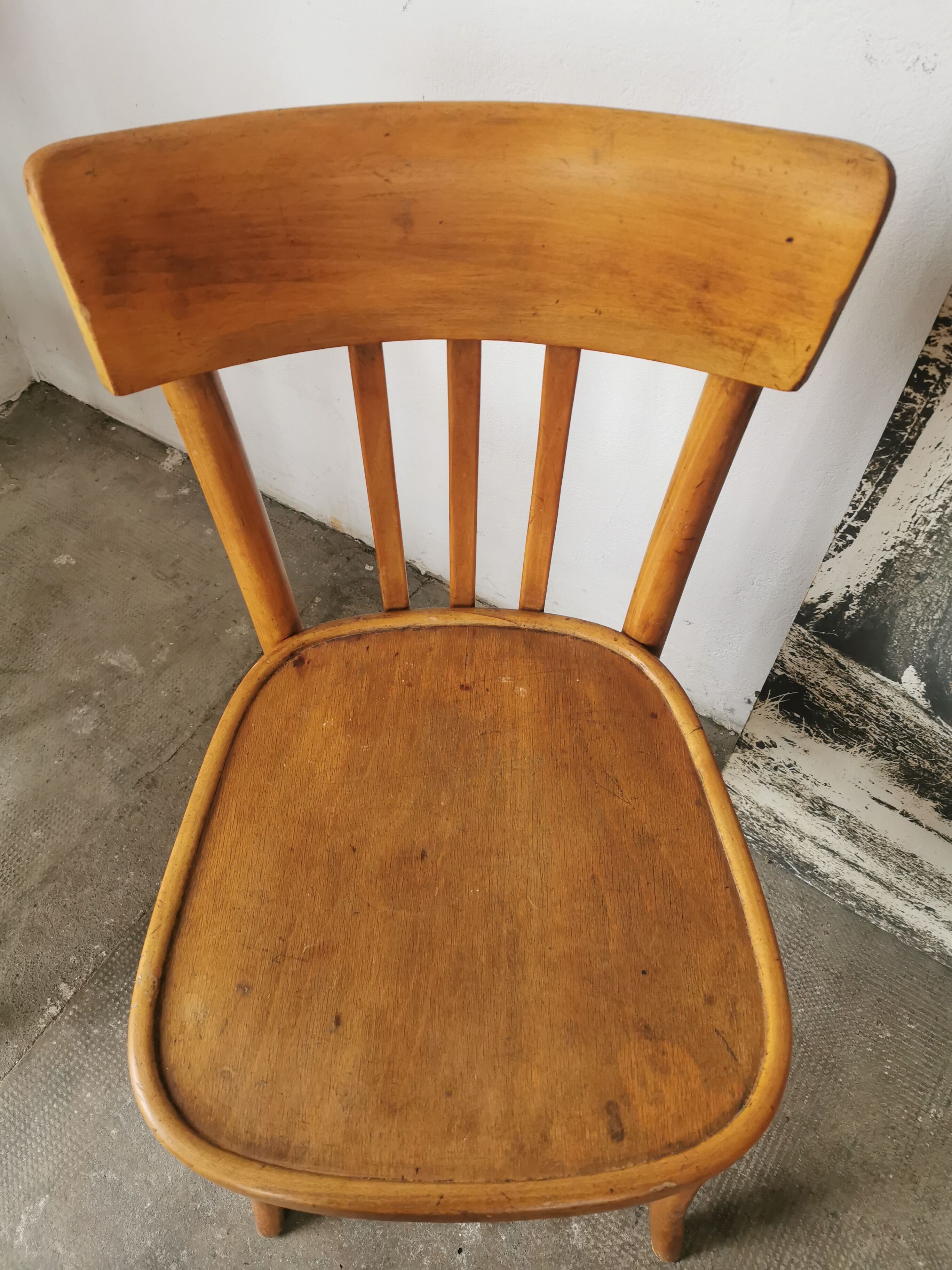 Set of 6 vintage bistro chairs