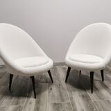 Paire de fauteuils du milieu du siècle restaurés